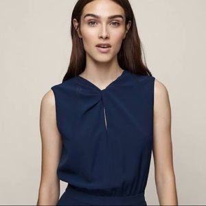 Reiss Leoni Jumpsuit with knot detail